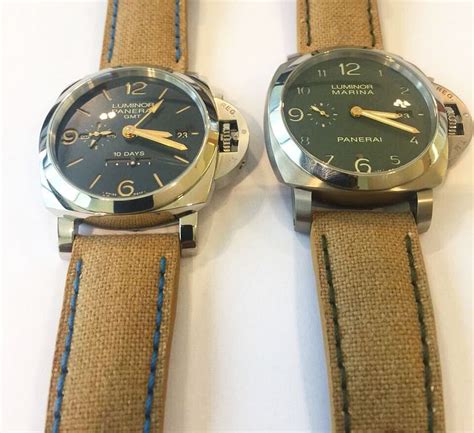 panerai blue canvas strap|Strap Guide .